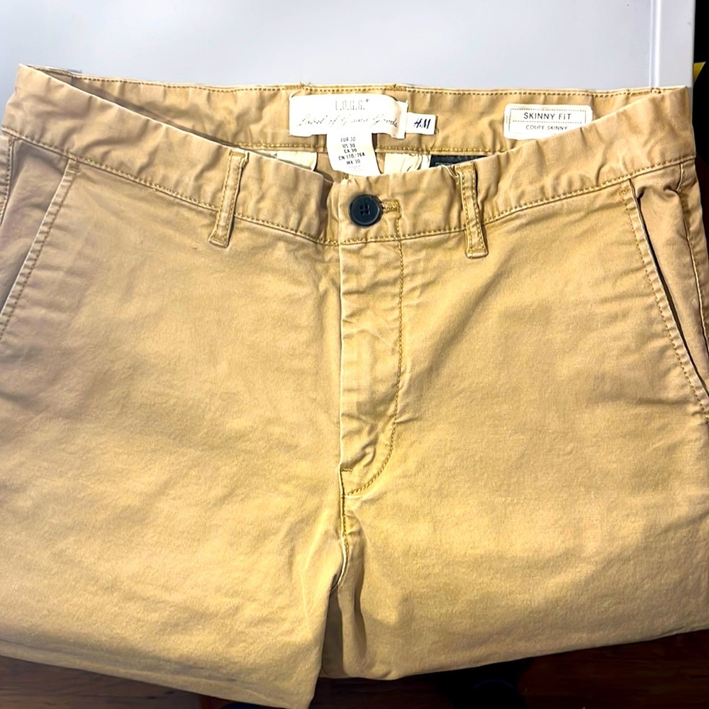 30x29 H&M slim chino custom cropped